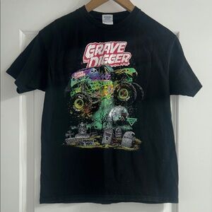 Monster truck Grave Digger Kids T-Shirt